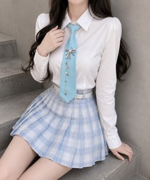UP START（アップスタート）の「【Bls】【ZA】【Bling Leads】リボンモチーフ カラフルネクタイ(BL)（ネクタイ）」