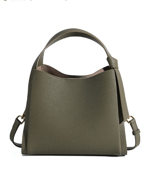 NiiNa(ニーナ)の「【 NiiNa / ニーナ 】高品質牛革2wayソフトバーティカルトートバッグ(トートバッグ・レディース・ブラック/ブラウン・FREE)」の18枚目の写真