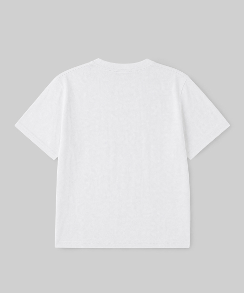 MUSINSA STANDARD KIDS（ムシンサスタンダードキッズ）の「[キスヘリングコレクション] ハートTシャツ [ホワイト]（Tシャツ/カットソー・レディース・その他・130/140/150/160/120）」の4枚目の写真