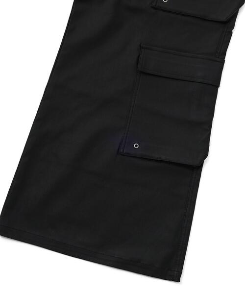 DANKE SCHON(ダンケシェーン)の「【WEB&DEPOT限定】DankeSchon/ダンケシェーン/COATING FLARE CARGO PANT(カーゴパンツ・メンズ・ブラック・S/XL/M/L)」の6枚目の写真