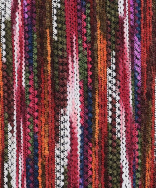 CAMBIO（カンビオ）の「mn3295-Boucle Multicolor Stripe Crewneck クルーネックプルオーバー(PF-262-016)（ニット/セーター・メンズ・パープル/レッド/ブルー・M/L）」の17枚目の写真