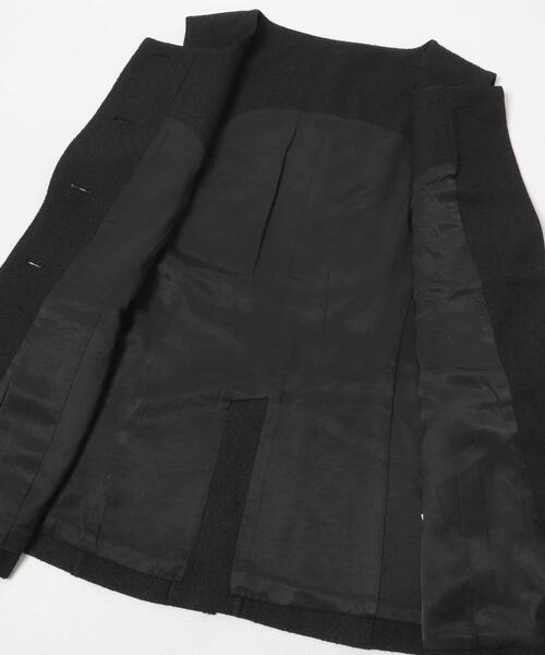 URBAN RESEARCH ROSSO WOMEN(アーバンリサーチ ロッソ)の「ループツイードスクエアネックジレ(ダウンベスト・レディース・ブラック/ブラック系その他・FREE)」の11枚目の写真