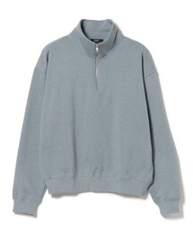 オーバーダイ ハーフジップ スウェット