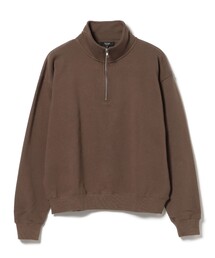 オーバーダイ ハーフジップ スウェット