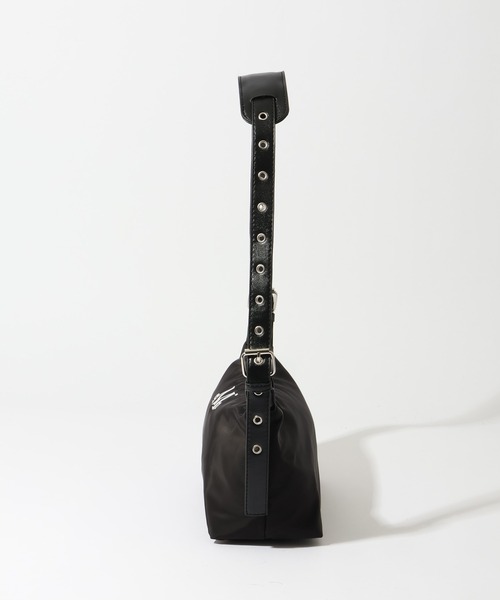 MUCENT(ムセント)の「【MUCENT/ムセント】MOTOR PUNCHING CROSS BAG/モーター パンチング クロス バッグ(ショルダーバッグ・レディース・ブラック・FREE)」の3枚目の写真