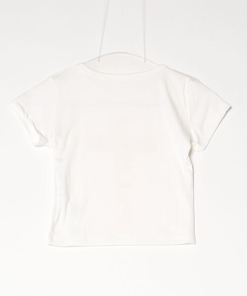 tinkerend(ティンカーエンド)の「【8iuxu_× tinkerend】Vertical Logo Rib Crop Tee / バーティカルロゴリブクロップドTシャツ(Tシャツ/カットソー・レディース・ホワイト系その他/ホワイト系その他2・FREE)」の20枚目の写真