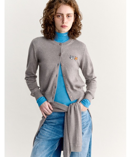 Maison Kitsune(メゾンキツネ)の「DOUBLE FOX HEAD REGULAR CARDIGAN(カーディガン/ボレロ・メンズ・モカ・XS)」の7枚目の写真