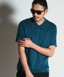 RATTLE TRAP | シルケットスムースVネックTシャツ(Tシャツ/カットソー)