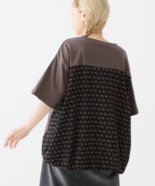 HEART MARKET(ハートマーケット)の「バックバルーンヘムプルオーバー(Tシャツ/カットソー・レディース・ブラック/チャコール/ホワイト/カーキ・FREE)」の3枚目の写真