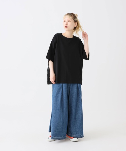 HEART MARKET(ハートマーケット)の「バックバルーンヘムプルオーバー(Tシャツ/カットソー・レディース・ブラック/チャコール/ホワイト/カーキ・FREE)」の7枚目の写真