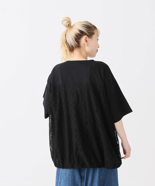HEART MARKET(ハートマーケット)の「バックバルーンヘムプルオーバー(Tシャツ/カットソー・レディース・ブラック/チャコール/ホワイト/カーキ・FREE)」の9枚目の写真