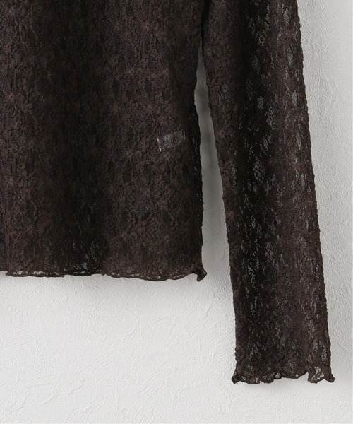 JOURNAL STANDARD relume(ジャーナルスタンダード レリューム)の「《追加3》フラワーシアーレースロングスリーブ(Tシャツ/カットソー・レディース・ブラック/ブラウン/ホワイト系その他・FREE)」の13枚目の写真