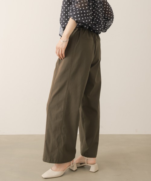 Bou Jeloud(ブージュルード)の「【サイズ展開あり】抗菌防臭HAKIYASE WIDEパンツ(その他パンツ・レディース・グリーン/ブラック/ブラウン/ライトグレー・40/38)」の10枚目の写真