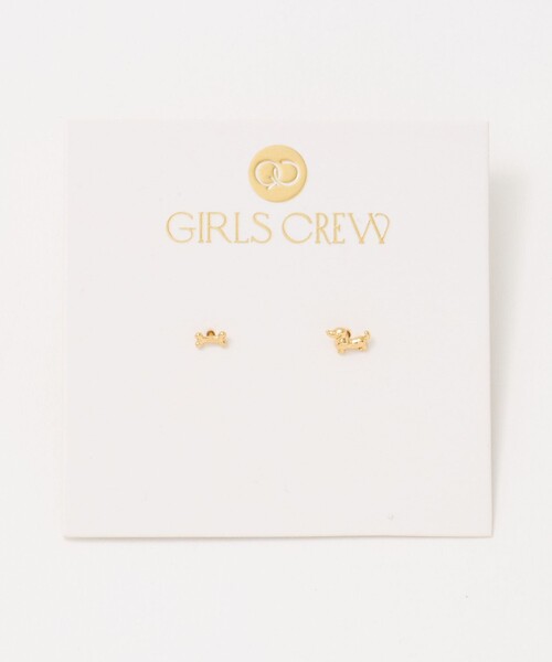 EMMEL REFINES(エメルリファインズ)の「<GIRLS CREW>Tiny Bone&Dog ピアス< Select by EMMEL REFINES >(ピアス(両耳用)・レディース・ゴールド・FREE)」の3枚目の写真