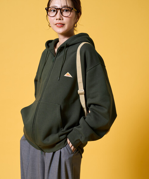 FREAK'S STORE(フリークスストア)の「限定展開 KELTY × FREAK'S STORE/ケルティ 別注 裏起毛 フルジップ パーカー(パーカー・レディース・ピンク/ライトグレー/ネイビー/ブラウン/ベージュ/オリーブ/ブラック・フリ-)」の5枚目の写真