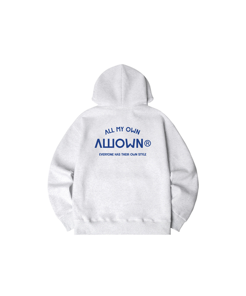 ALLIOWN（オールイオン）の「A/L EVERYONE オーバーサイズ 起毛 フードパーカー (GOH4-6AL033)（パーカー・メンズ・ブラック/ホワイト/ネイビー/ライトグレー/チャコールグレー/アイボリー・MEDIUM/LARGE/X-LARGE）」の5枚目の写真