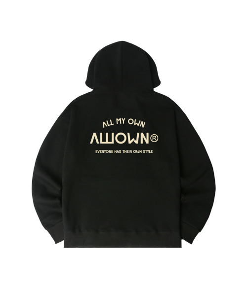 ALLIOWN（オールイオン）の「A/L EVERYONE オーバーサイズ 起毛 フードパーカー (GOH4-6AL033)（パーカー・メンズ・ブラック/ホワイト/ネイビー/ライトグレー/チャコールグレー/アイボリー・MEDIUM/LARGE/X-LARGE）」の7枚目の写真