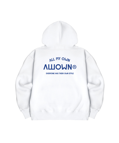 ALLIOWN（オールイオン）の「A/L EVERYONE オーバーサイズ 起毛 フードパーカー (GOH4-6AL033)（パーカー・メンズ・ブラック/ホワイト/ネイビー/ライトグレー/チャコールグレー/アイボリー・MEDIUM/LARGE/X-LARGE）」の8枚目の写真