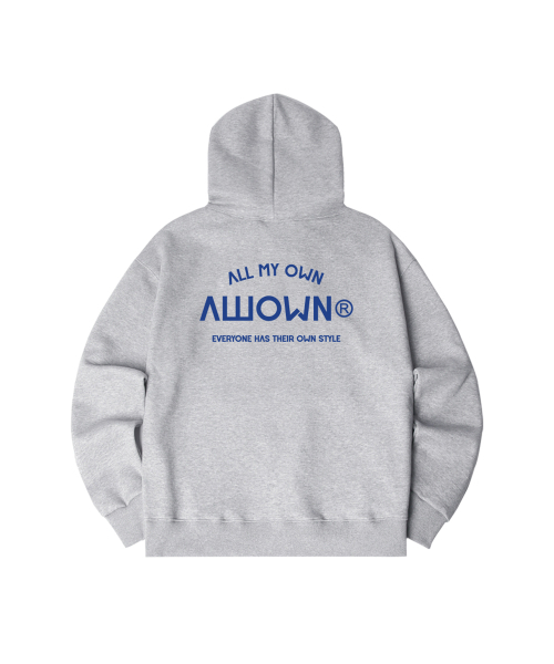 ALLIOWN（オールイオン）の「A/L EVERYONE オーバーサイズ 起毛 フードパーカー (GOH4-6AL033)（パーカー・メンズ・ブラック/ホワイト/ネイビー/ライトグレー/チャコールグレー/アイボリー・MEDIUM/LARGE/X-LARGE）」の10枚目の写真