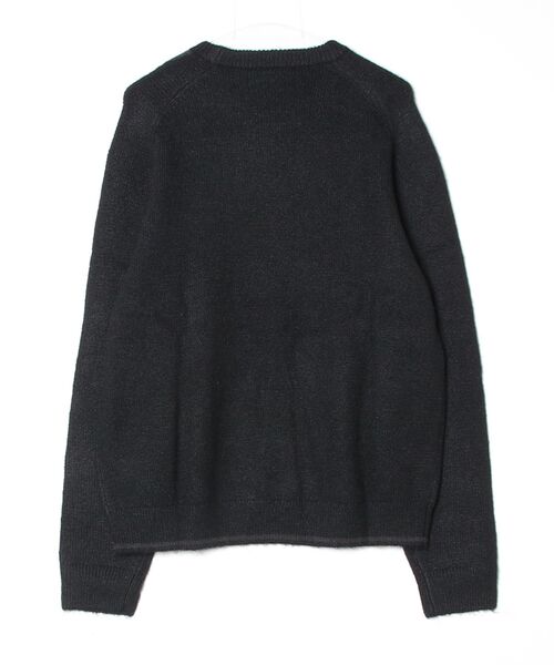 adidas(アディダス)の「スリーストライプス フラッフィー ニット クルー スウェットシャツ / トレーナー / アディダスオリジナルス adidas Originals(スウェット・メンズ・ブラック・X-LARGE/LARGE/3XL/XX-LARGE/SMALL/MEDIUM/X-SMALL)」の5枚目の写真
