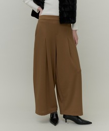 Crepe Jersey Cocoon Wide Pants / カットジョーゼットコクーンパンツ