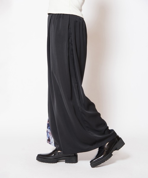 OSMOSIS(オズモーシス)の「プリント切替タックパンツ(その他パンツ・レディース・ブラウン/ブラック/ネイビー・ONE SIZE)」の19枚目の写真
