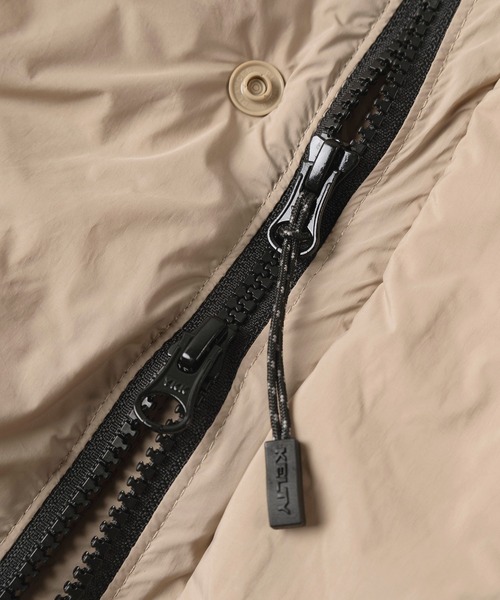 KELTY(ケルティ)の「【97】【KELTY/ケルティ】インサレーション ミドルコート/パファージャケット/ブルゾン/シンサレート/3M/撥水加工/中綿/ミドル丈/ユニセックス/レディース/メンズ(ダウンジャケット/コート・メンズ・チャコールグレー/バーガンディー/ブラック/ベージュ・XL/L/M)」の9枚目の写真