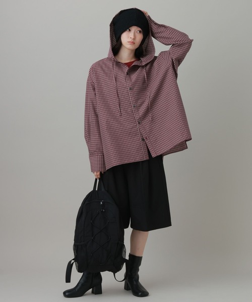 LAKOLE(ラコレ)の「ツータックハーフパンツ / 1057787(その他パンツ・レディース・ブラウン/ブラック/グレー・MEDIUM/LARGE)」の11枚目の写真