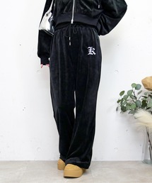 ベロアフレアパンツ