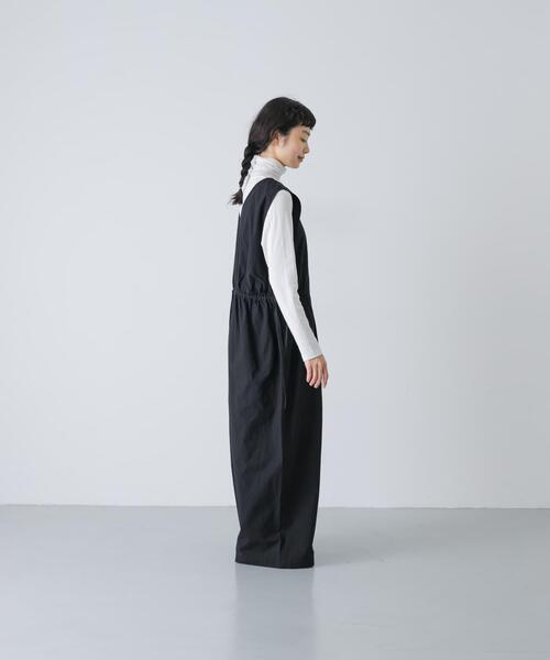 かぐれ(カグレ)の「『2サイズ展開』サイドギャザーサロペット(サロペット/オーバーオール・レディース・ブラック・0/1)」の13枚目の写真