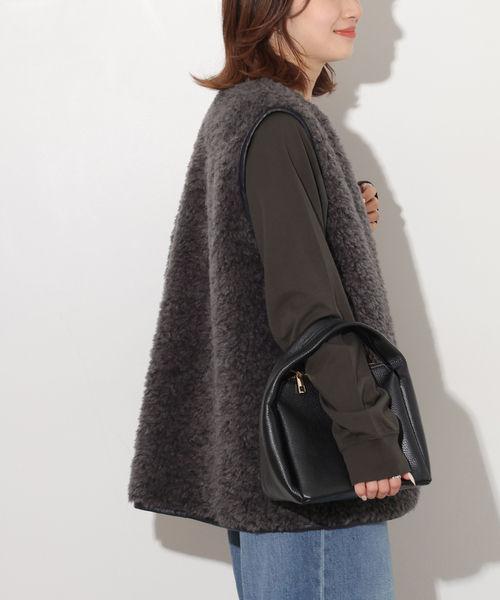 JOURNAL STANDARD relume(ジャーナルスタンダード レリューム)の「《新色》ラグランスリーブカレッジロングスリーブTEE(Tシャツ/カットソー・レディース・ホワイト/ピンク/ブラック系その他・FREE)」の9枚目の写真