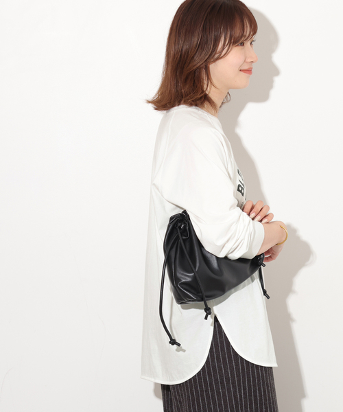 JOURNAL STANDARD relume(ジャーナルスタンダード レリューム)の「《新色》ラグランスリーブカレッジロングスリーブTEE(Tシャツ/カットソー・レディース・ホワイト/ピンク/ブラック系その他・FREE)」の14枚目の写真