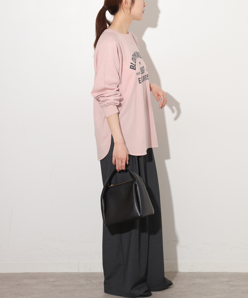 JOURNAL STANDARD relume(ジャーナルスタンダード レリューム)の「《新色》ラグランスリーブカレッジロングスリーブTEE(Tシャツ/カットソー・レディース・ホワイト/ピンク/ブラック系その他・FREE)」の19枚目の写真
