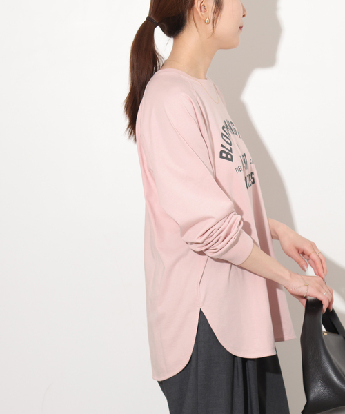 JOURNAL STANDARD relume(ジャーナルスタンダード レリューム)の「《新色》ラグランスリーブカレッジロングスリーブTEE(Tシャツ/カットソー・レディース・ホワイト/ピンク/ブラック系その他・FREE)」の21枚目の写真
