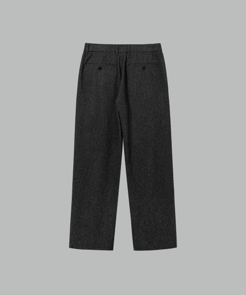 NONBLANK（ノンブランク）の「ウールフランネル ルーズフィットパンツ_MELANGE GREY（スラックス・メンズ・その他・LARGE/XX-LARGE/X-LARGE/MEDIUM）」の3枚目の写真
