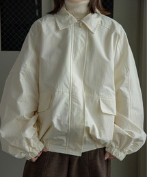 lawgy（ラウジー）の「pocket detail rounded blouson jacket / ポケットディテールラウンデッドブルゾンジャケット（ブルゾン）」