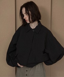 lawgy（ラウジー）の「pocket detail rounded blouson jacket / ポケットディテールラウンデッドブルゾンジャケット（ブルゾン）」