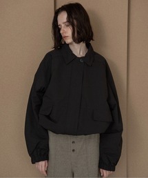 lawgy（ラウジー）の「pocket detail rounded blouson jacket / ポケットディテールラウンデッドブルゾンジャケット（ブルゾン）」