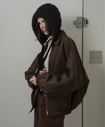 lawgy（ラウジー）の「pocket detail rounded blouson jacket / ポケットディテールラウンデッドブルゾンジャケット（ブルゾン）」