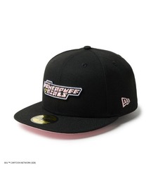 NEW ERA（ニューエラ）の「ニューエラ【NEW ERA】- パワーパフガールズ キャップ【59FIFTY The Powerpuff Girls LOGO BLACK 14743503】（キャップ）」