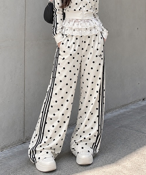 adidas/アディダス】ドット柄ワイドパンツ(その他パンツ)|adidas adidas/アディダス】ドット柄ワイドパンツ(その他パンツ)|adidas