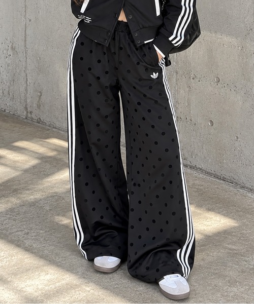 【24時間以内発送】アディダス ドット柄 ワイドパンツ　M adidas/アディダス】ドット柄ワイドパンツ（その他パンツ）｜adidas