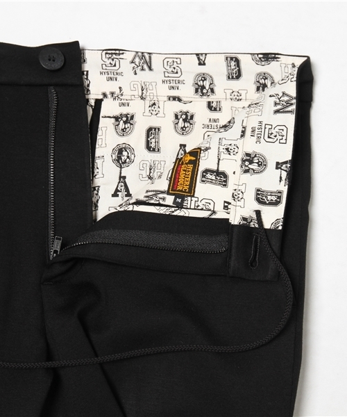 HYSTERIC GLAMOUR（ヒステリックグラマー）の「レ-ヨンストレッチポンチ SWP（スラックス・メンズ・チャコールグレー/ブラック・SMALL/MEDIUM）」の6枚目の写真