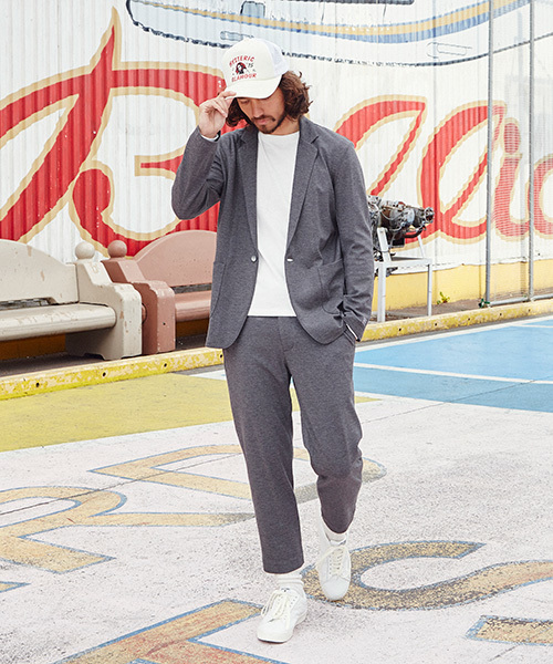 HYSTERIC GLAMOUR（ヒステリックグラマー）の「レ-ヨンストレッチポンチ SWP（スラックス・メンズ・チャコールグレー/ブラック・SMALL/MEDIUM）」の8枚目の写真