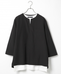 RAGEBLUE | スキッパープルオーバー7分袖/727262(シャツ/ブラウス)