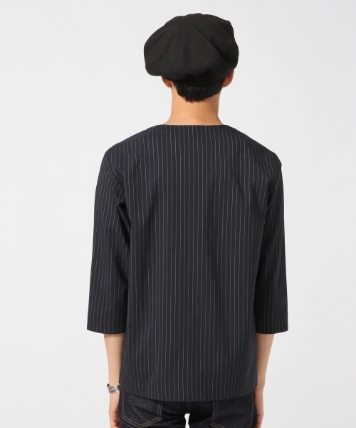 RAGEBLUE(レイジブルー)の「スキッパープルオーバー7分袖/727262(シャツ/ブラウス・メンズ・ブラック/オリーブ/その他/ネイビー・LARGE/MEDIUM)」の12枚目の写真