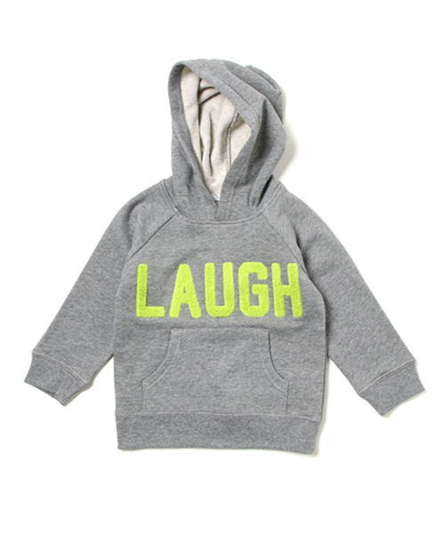 GLOBAL WORK(グローバルワーク)の「【キッズ】ロゴプリントパーカープルオーバー長袖/724530(パーカー・キッズ・ネイビー/グレー/オフホワイト/ダークブラウン/ダークブルー/グレー系その他・SMALL/LARGE/MEDIUM/X-LARGE)」の3枚目の写真