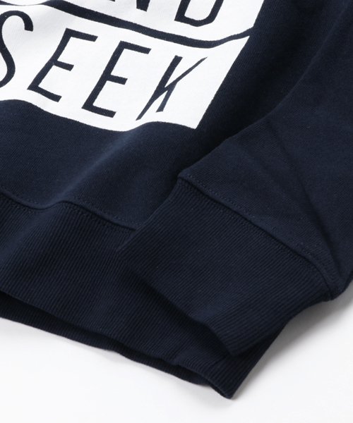 GLOBAL WORK(グローバルワーク)の「【キッズ】ロゴプリントパーカープルオーバー長袖/724530(パーカー・キッズ・ネイビー/グレー/オフホワイト/ダークブラウン/ダークブルー/グレー系その他・SMALL/LARGE/MEDIUM/X-LARGE)」の10枚目の写真