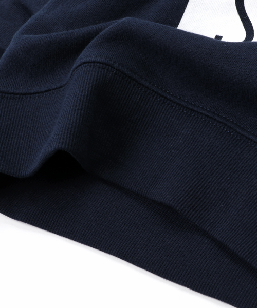 GLOBAL WORK(グローバルワーク)の「【キッズ】ロゴプリントパーカープルオーバー長袖/724530(パーカー・キッズ・ネイビー/グレー/オフホワイト/ダークブラウン/ダークブルー/グレー系その他・SMALL/LARGE/MEDIUM/X-LARGE)」の11枚目の写真