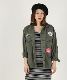 MOUSSY | WAPPEN BOX MILITARY SH(シャツ/ブラウス)